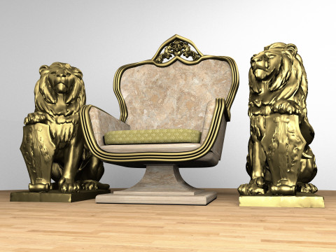 Emperor Throne 8K Modelo 3D