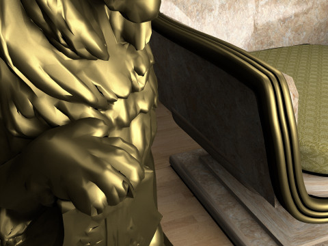 Emperor Throne 8K 3D Model