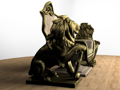 Emperor Throne 8K 3D Model