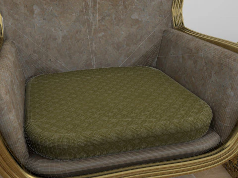 Emperor Throne 8K 3D Model