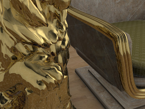Emperor Throne 8K 3D Model