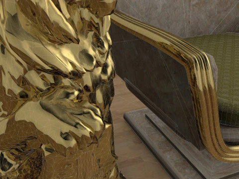 Emperor Throne 8K 3D Model