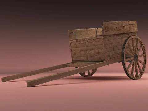 Carrello per fieno 8K Modello 3D