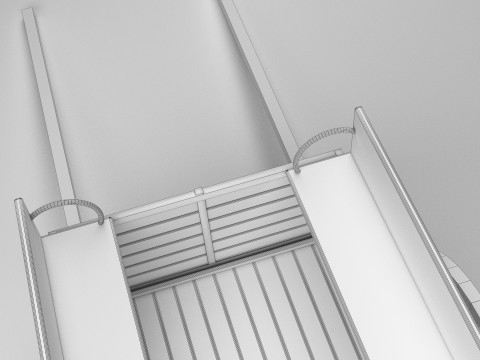 Hay Cart 8K 3D Model