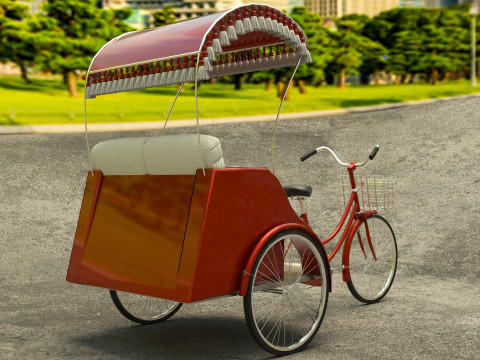 Tribike 8K 3D 모델
