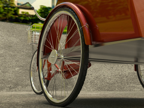 Tribike 8K 3D 모델