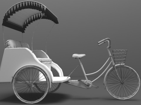 Tribike 8K 3D 모델