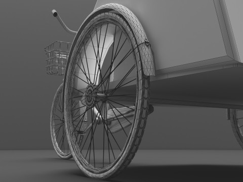 Tribike 8K 3D 모델
