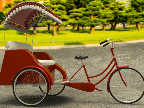 Tribike 8K 3D 모델