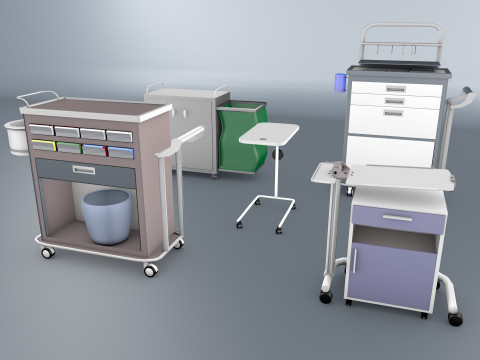 Hospital Trolleys Bundle 8K 3D Model
