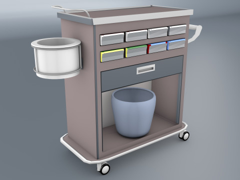 Hospital Trolleys Bundle 8K 3Dモデル