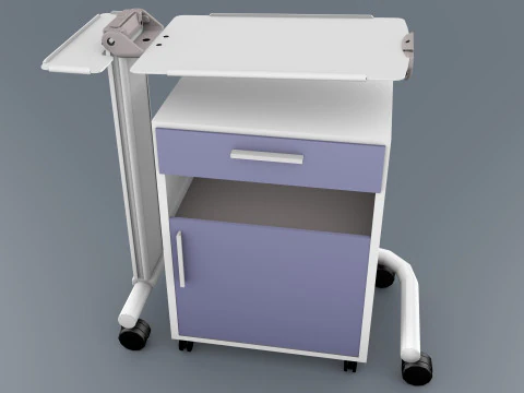 Hospital Trolleys Bundle 8K 3D Model