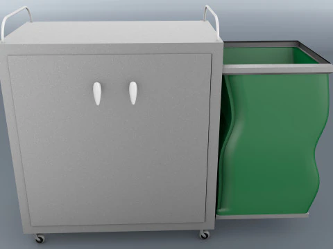 Hospital Trolleys Bundle 8K 3D Model