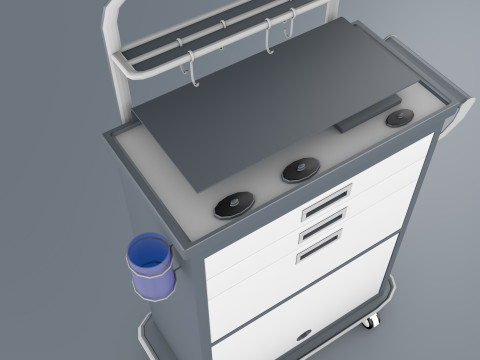 Hospital Trolleys Bundle 8K 3Dモデル