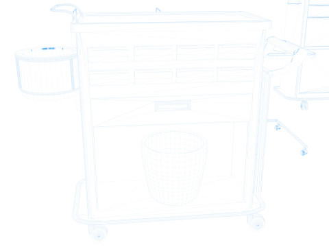 Hospital Trolleys Bundle 8K 3Dモデル