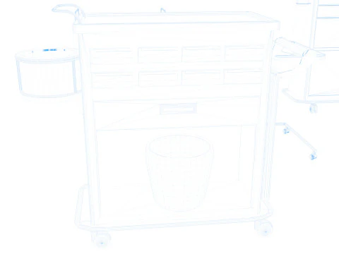 Hospital Trolleys Bundle 8K 3D Model