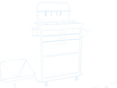 Hospital Trolleys Bundle 8K 3Dモデル