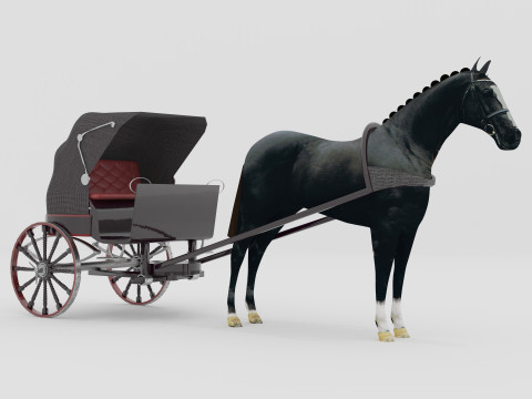 Race Chariot 8K 3D Model