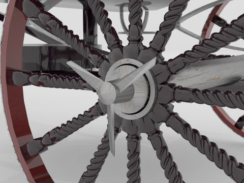Race Chariot 3D Model