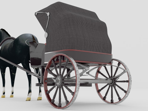Race Chariot 8K Modèle 3D