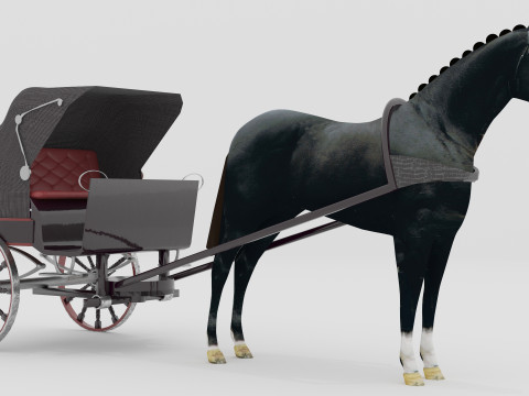 Race Chariot 8K Modèle 3D