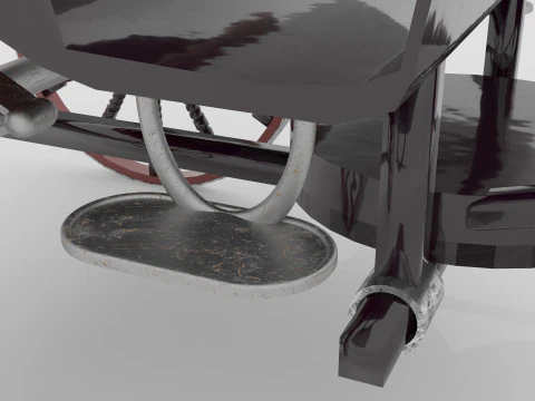 Race Chariot 3D Model