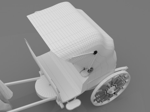 Race Chariot 8K Modèle 3D
