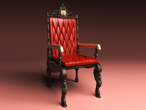 King Throne 10 - 8K 3D Model