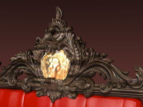 King Throne 10 - 8K 3D Model