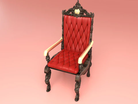 Kral Tahtı 10 - 8K 3D Model