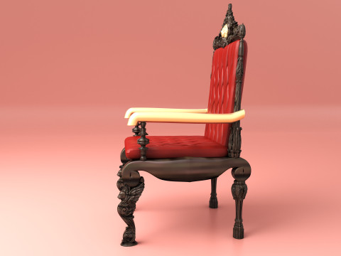 King Throne 10 - 8K 3D Model