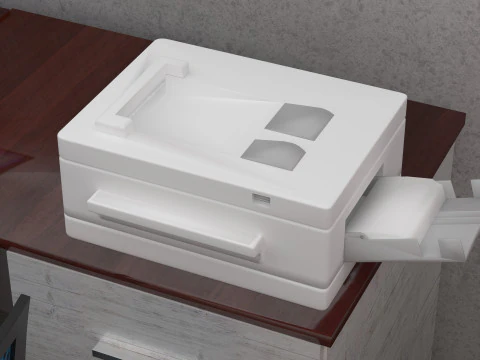 Office Floor 2 - 8K 3D Model