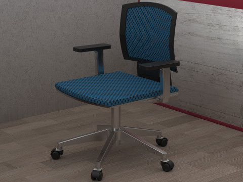 Office Floor 2 - 8K 3D Model
