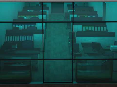 Office Floor 2 - 8K 3D Model
