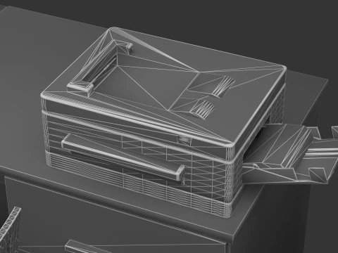Office Floor 2 - 8K 3D Model