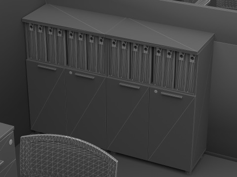 Office Floor 2 - 8K 3D Model