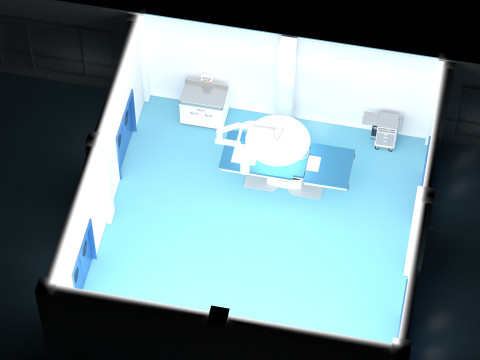 Operating Room 8K 3Dモデル