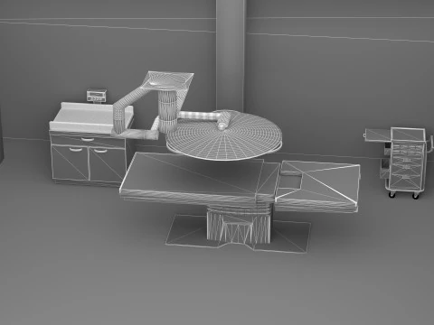 Operating Room 8K 3D Model