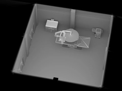 Operating Room 8K 3D Model
