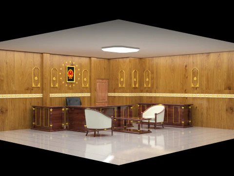 President Room 3D Model