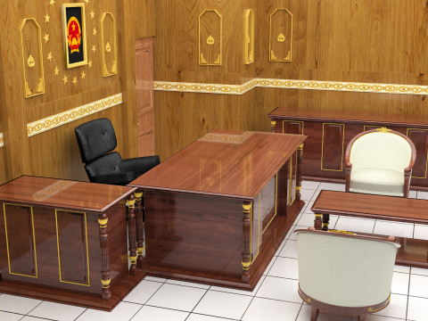 President Room 8K 3D Model