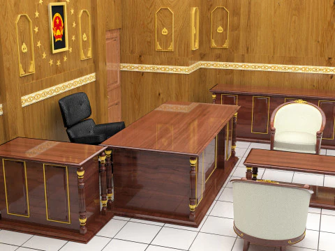 President Room 3D Model