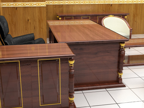 President Room 8K 3D Model