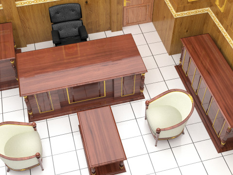 President Room 8K 3D Model