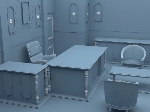 President Room 3D Model