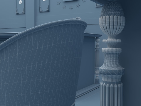 President Room 8K 3D Model