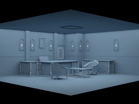 President Room 3D Model