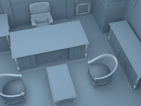 President Room 8K 3D Model