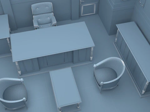 President Room 3D Model