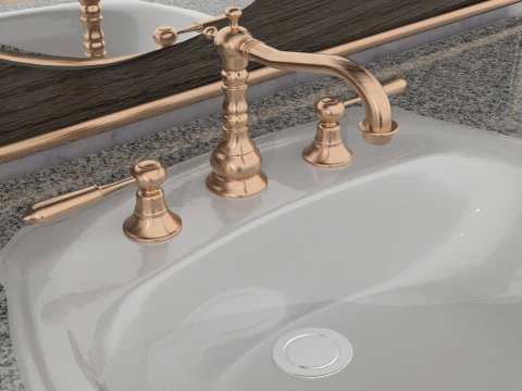 Barbershop Counter 8K 3D Model